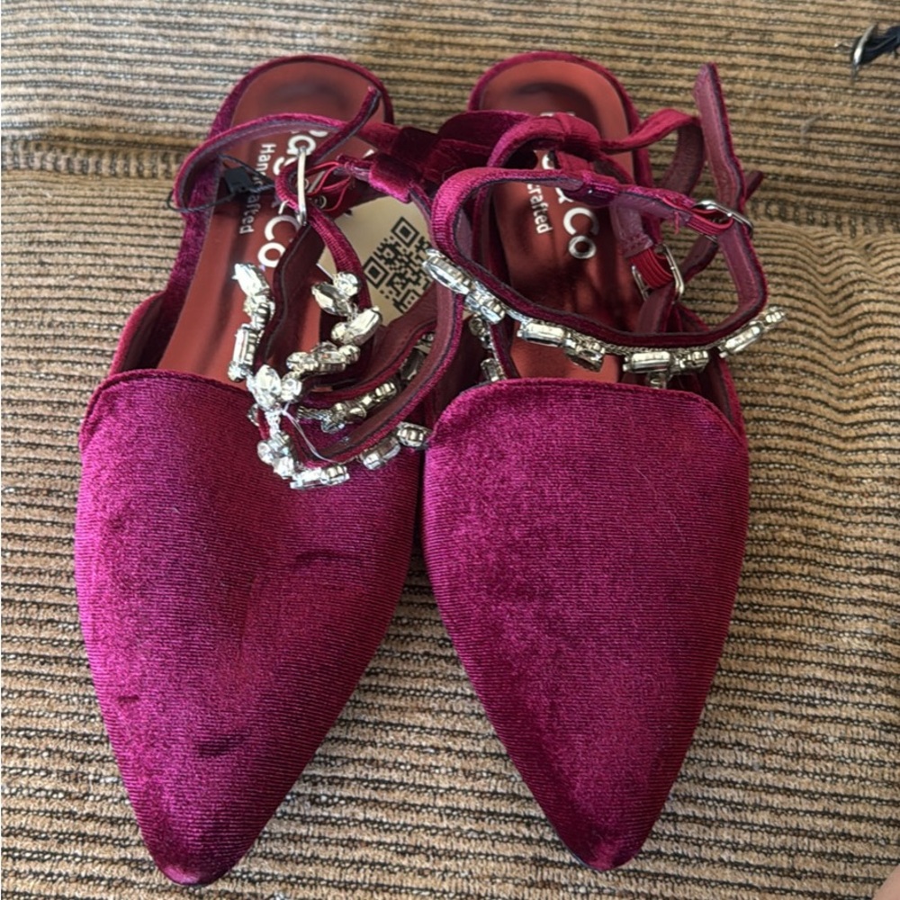 Elegant Burgundy Women's Shoes